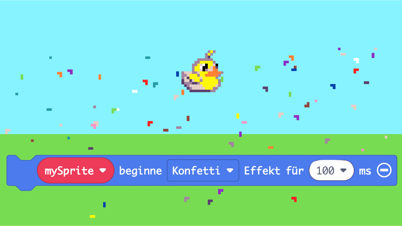 Partikeleffekt abspielen