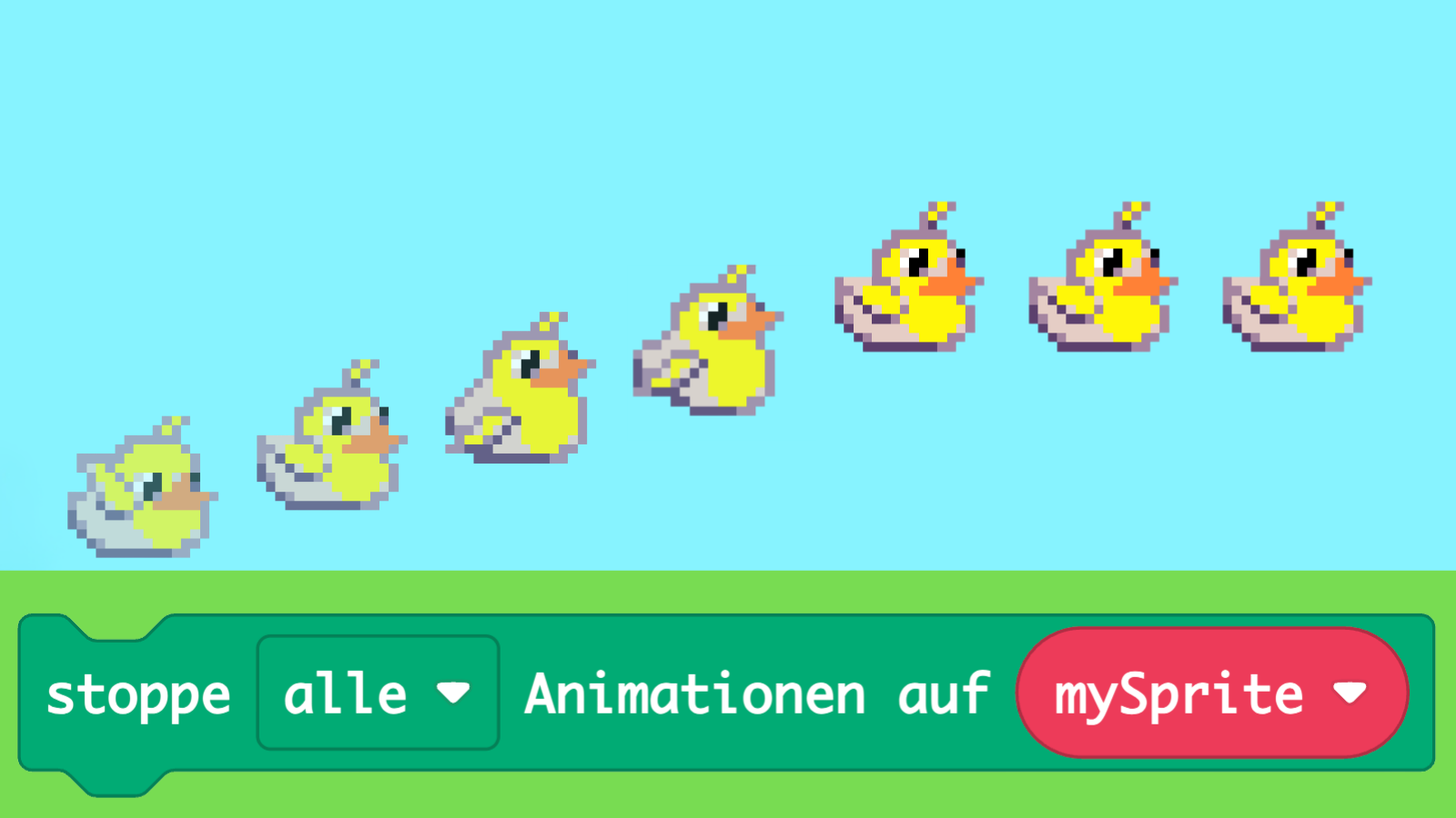 Animation stoppen